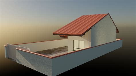 Typical Brazilian lower middle class house 3D model | CGTrader