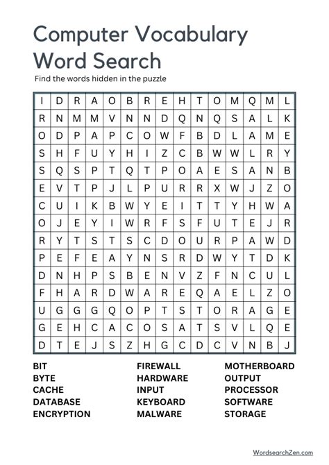 Image result for Computer Word Search