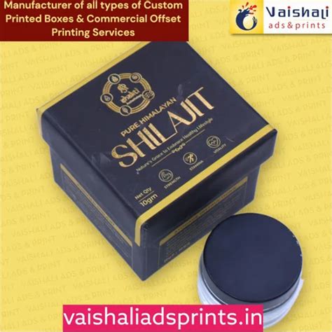 Shilajit & Saffron Packaging Boxes - Shilajit Packaging Box Service ...
