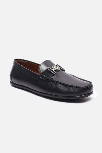 Buy Men Black Loafers Online - 39752662 | Louis Philippe