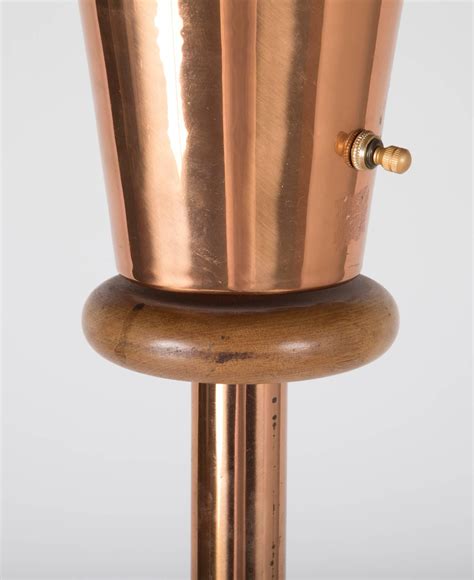Interesting Midcentury Copper Floor Lamp at 1stDibs | vintage copper ...