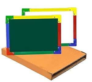 Buy SNDIA 2 in 1 Double Sided Whiteboard and Black Slate for Kids ...