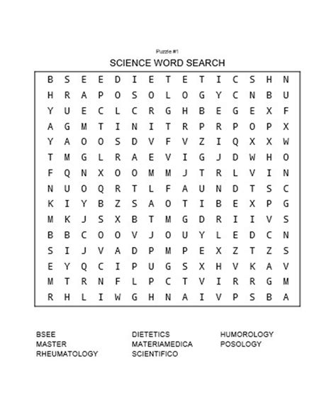 28 Large Print Science Word Search Puzzles for Kids & Adults / KDP Interior / Printable ...