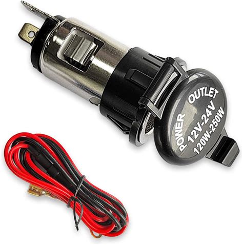 Amazon.com: Ohleats Car Cigarette Lighter Socket, 12V Waterproof Auto ...