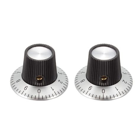 uxcell 2Pcs Speaker Control Knob Power Amplifier Knob 29x18mm Digital ...