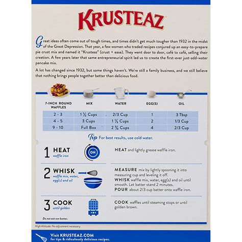 Buy Krusteaz Belgian Waffle Mix, 28 OZ Online at Lowest Price in Ubuy ...