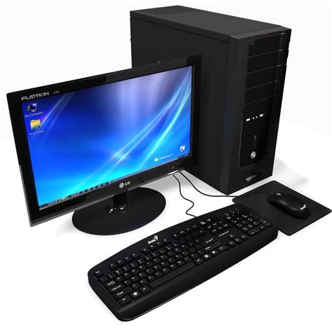 Image result for Black Desktop Computer and Modem