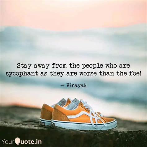 Stay away from the people... | Quotes & Writings by Vinayak Rao | YourQuote