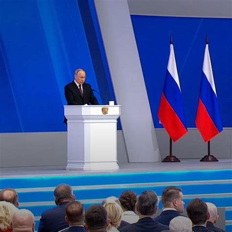 Putin Addresses Russia's Federal Assembly
