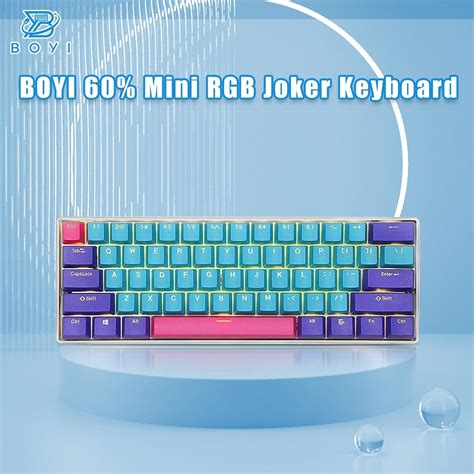 BOYI 60% Wired Mechanical Gaming Keyboard,61 Mini India | Ubuy