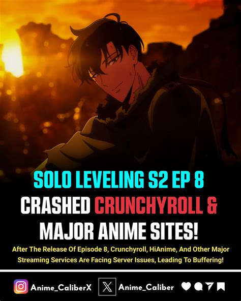 Anime News | Solo Leveling Season 2 Episode 8 Crashed Crunchyroll ...