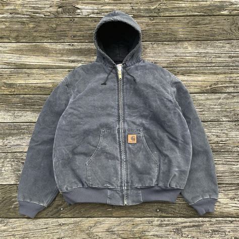 Vintage Carhartt JQ0492 Canvas Boulder Detroit... | Depop