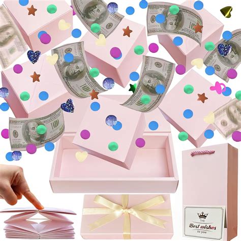 Surprise Box Gift Box for Money, DIY Unique Folding Bouncing Gift Box ...