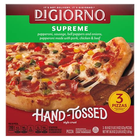DiGiorno Supreme Pizza (18.9 oz) Delivery or Pickup Near Me - Instacart