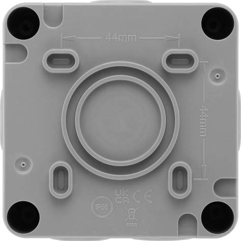 WP30-02 BG Electrical | BG Electrical Grey Rocker Light Switch, 2 Way ...