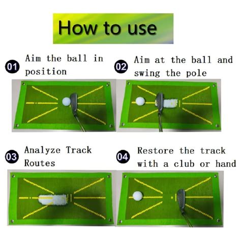 Golf Swing Mat That Shows Swing Path,Golf Training | Ubuy India