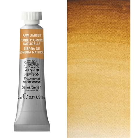 W&N Artist'S Water Colour 5Ml Raw Umber - Endeavours ThinkPlay