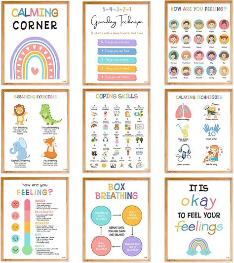 Calm Down Corner Posters For Classroom