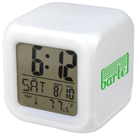4imprint.com: Color Changing LED Alarm Clock 118460