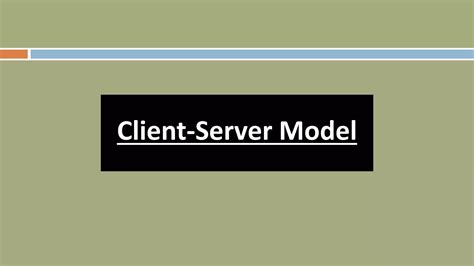 What Is Client Server Model 的图像结果