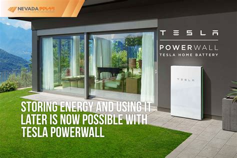 Storing Energy | Tesla Powerwall | Nevada Solar Group