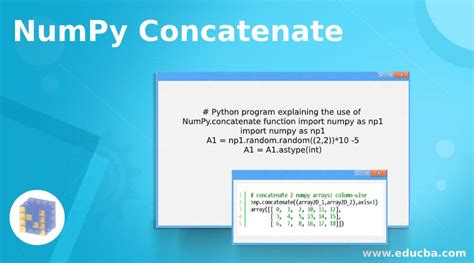 Image result for Python-Numpy Concatenate