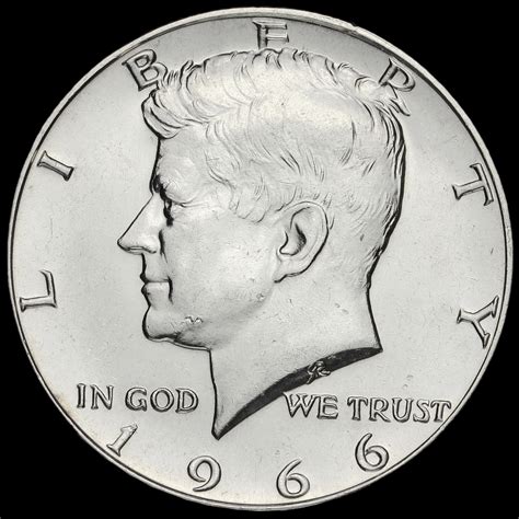 USA 1966 Kennedy Silver Half Dollar