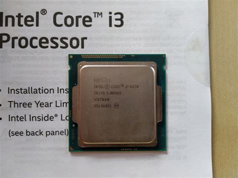 Intel Core i3-4370 Processor Model LGA 1150/Socket H3 Computer ...