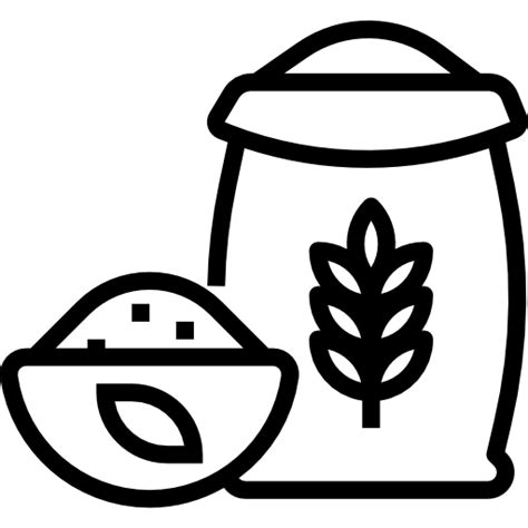 탄수화물 - 무료 음식개 아이콘