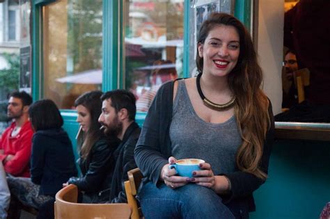 Madame Ginger and her cup of coffee - BitterBooze