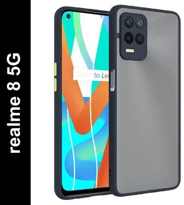 Express Buy Book Cover for Realme 8 5G, Realme 8s 5G Matte Finish Smoke ...