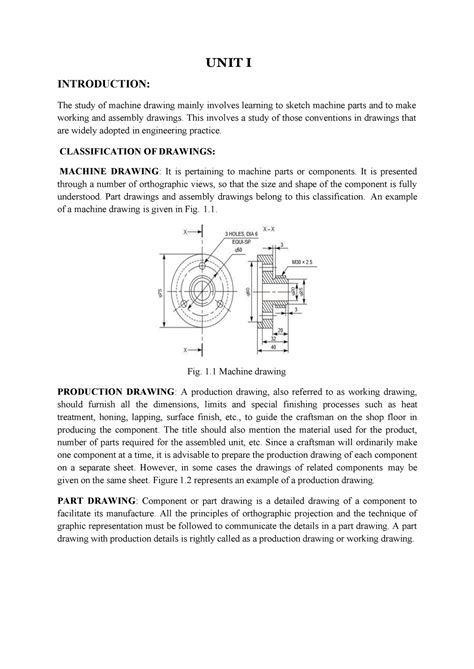 Machine Drawing - This document is about the subject work of ...