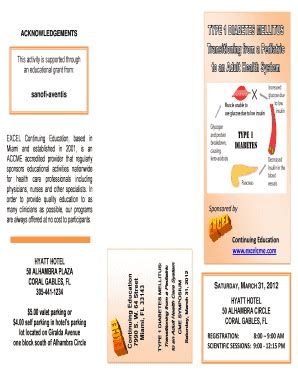 Fillable Online EXCEL Continuing Education, based in Miami and ...