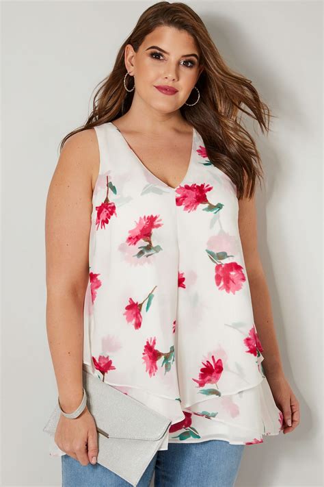 Plus Size Vest Tops & Cami Tops | Yours Clothing | Plus size cami tops ...