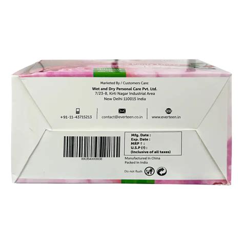 Buy everteen Daily Panty Liners with Neem and Aloe Vera for Women