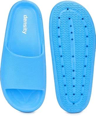 Buy Density Lightweight & Comfortable Sliders For Men (Sky, numeric_6 ...