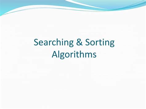Image result for Searching Sorting Algorithms