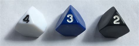 Dicelab Truncated D4 4 sided dice – TarquinGroup