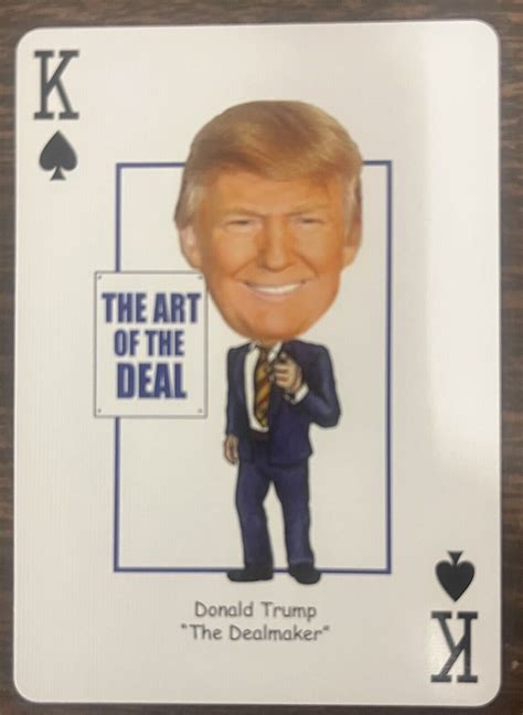 2024 Hero Decks Vote Trump Playing Card Donald Trump - King of Spades | eBay
