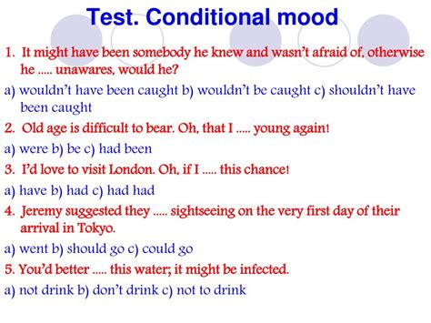Conditional Mood 的图像结果