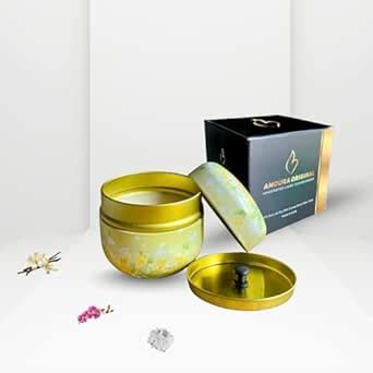 AMOURA ORIGINAL Premium Soy Wax Tin Candle | Natural Musk, Orchid ...