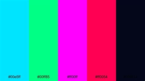 The Best 15 Neon Color Palette Ideas for Video & Design