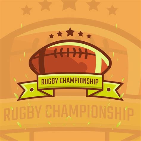 Logos de sports de rugby pour équipes, tournois, ligues | Vecteur Premium