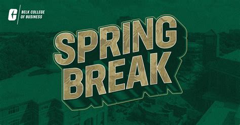 #BusinessNiners, enjoy your well-deserved spring break ☀️🏖️🕶️ | UNC ...
