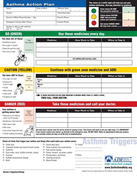 Asthma Action Plan for Children.pdf - HealthPlus of Michigan