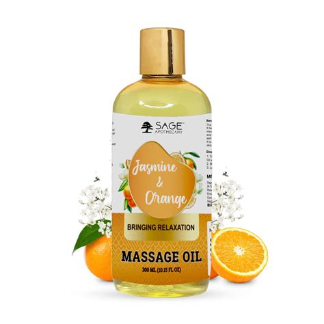 Sage Apothecary's Orange Jasmine Massage Oil : Sensual Harmony Meets ...