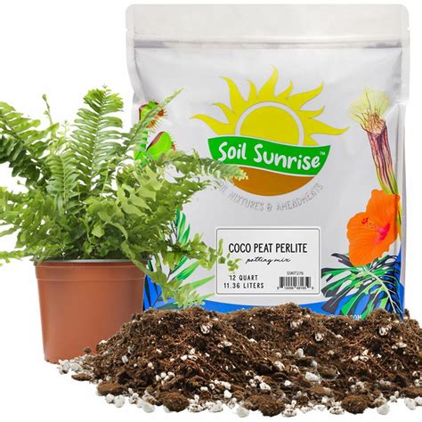 Soil Sunrise Loose Coconut Coir & Perlite Potting Mix (12 qt) Delivery or Pickup Near Me - Instacart