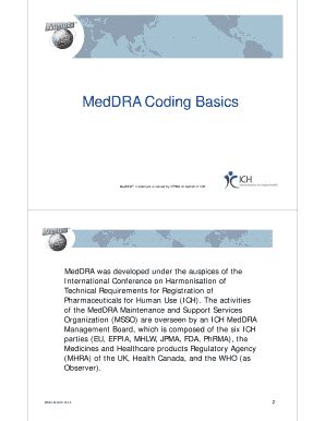 Fillable Online MedDRA Coding Basics Fax Email Print - pdfFiller
