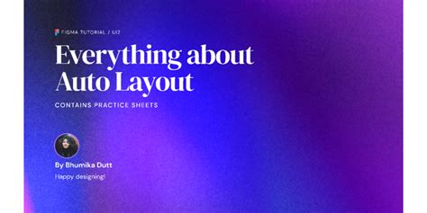 Auto Layout Figma Tutorial 的图像结果