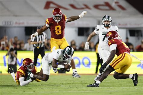 Makai Lemon and USC defeat Michigan State to remain unbeaten - Los ...